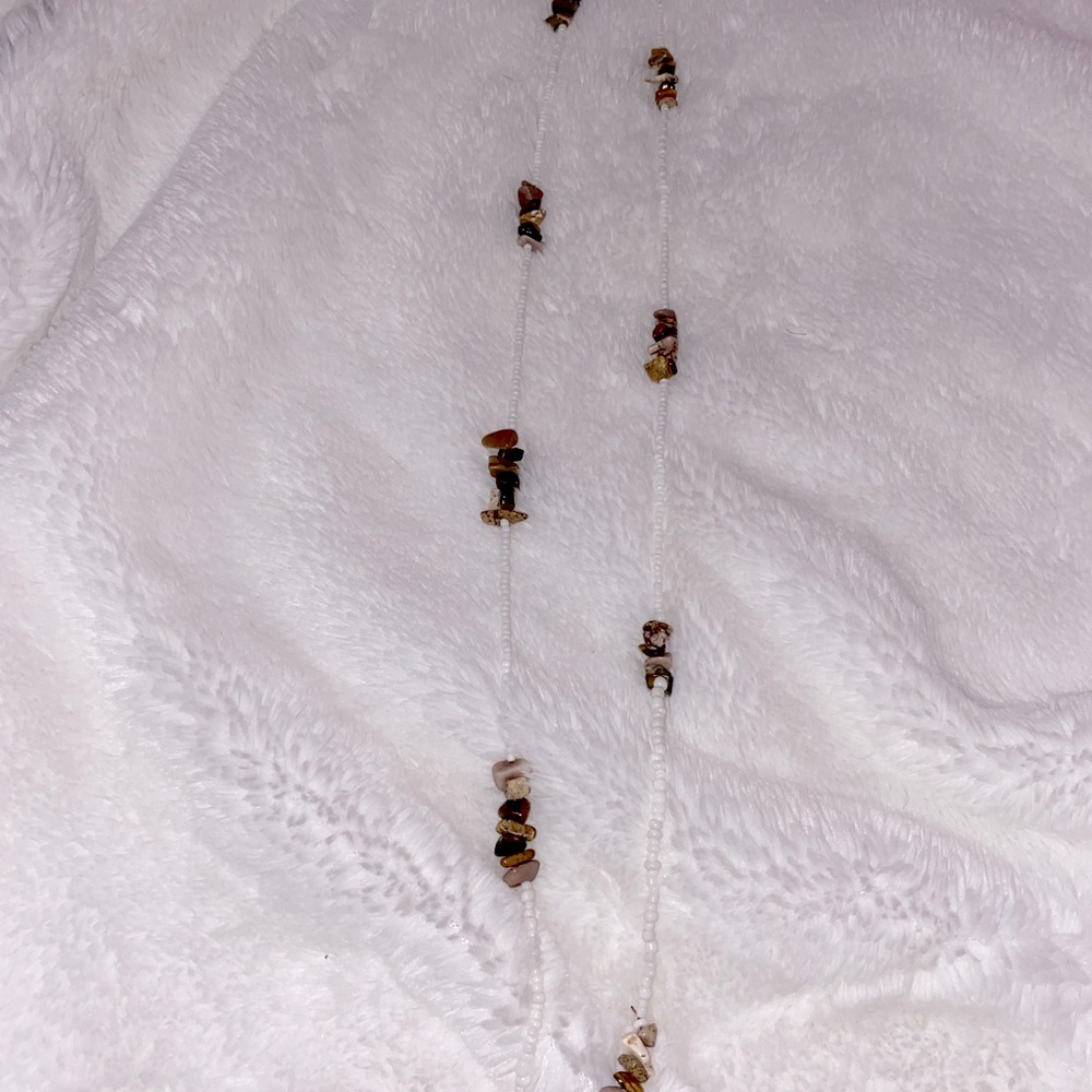 Brown Handmade Crystal Waist Bead